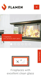 Mobile Screenshot of flamen-fireplaces.com